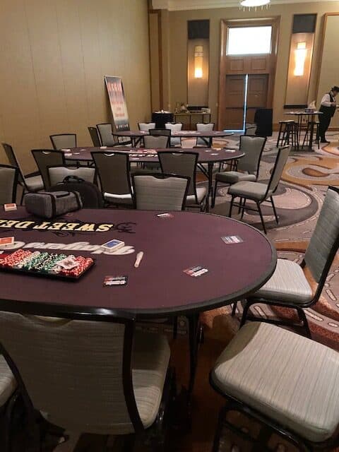 poker table rentals dallas fort worth texas
