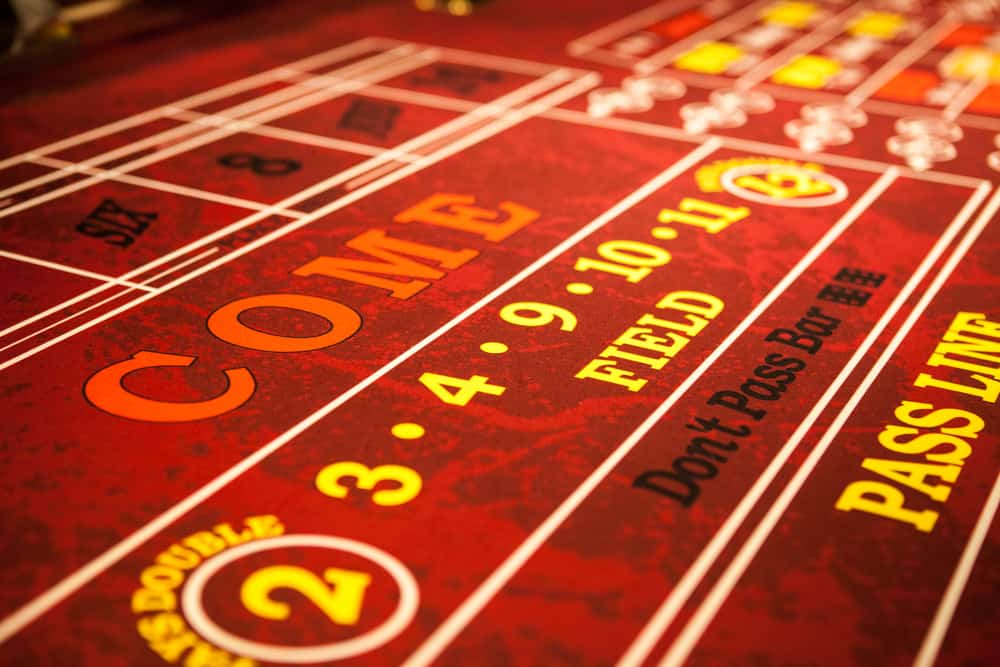 red craps table casino party rentals vegas concepts